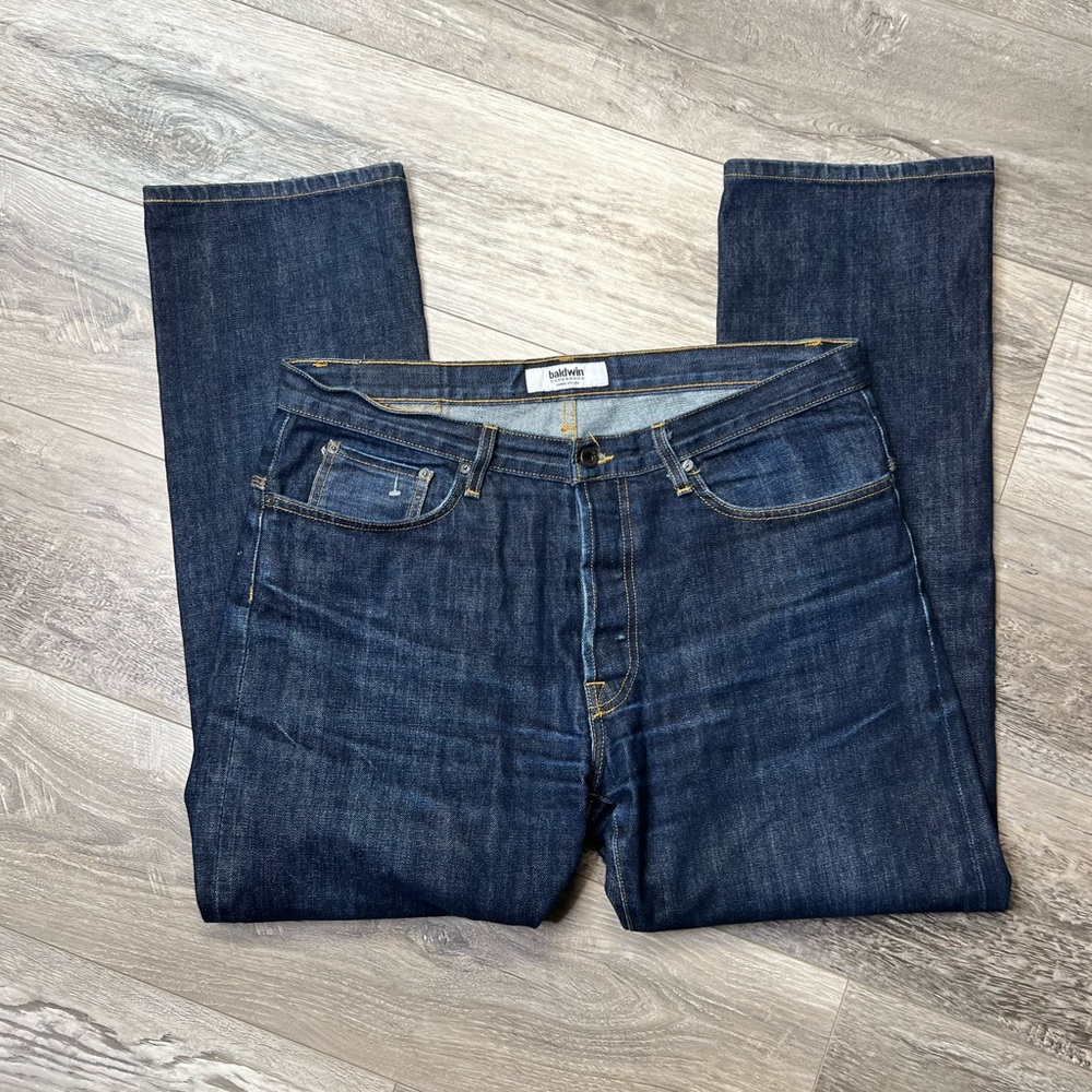 Baldwin The 77 Drop Yoke Straight Jeans 38